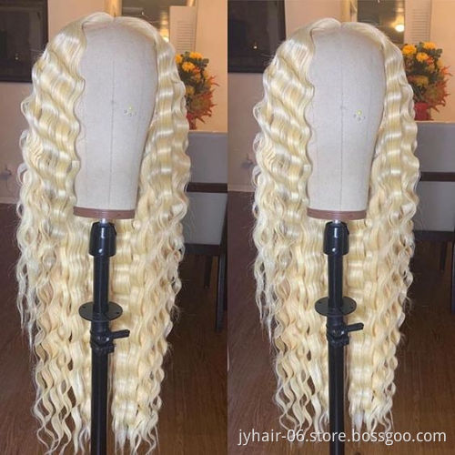 613 Full Lace Wig Human Hair,Brazilian 613 Blonde Full Lace Human Hair Wig,40 Inch 613 Virgin Hair Human Hair Full Lace Wig
